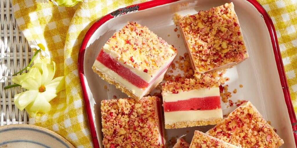 Strawberry Cake Ice Cream Bars are a sample of nostalgia Strawberry Cake Ice Cream Bars are a sample of nostalgia