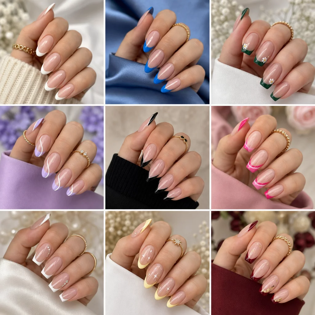 Modern French Tip Nails: 30 Chic Designs You'll Love Modern French Tip Nails: 30 Chic Designs You'll Love