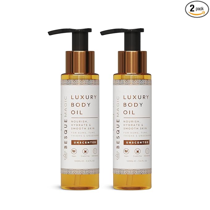 Besque Unscented Magic Body Oil: Hydrating Body Oils for Women 3.4 FL OZ Gallery Photo 6