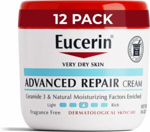 Eucerin Advanced Repair Body Cream Review: Fragrance Free, Pack 2 x 16 OZ
