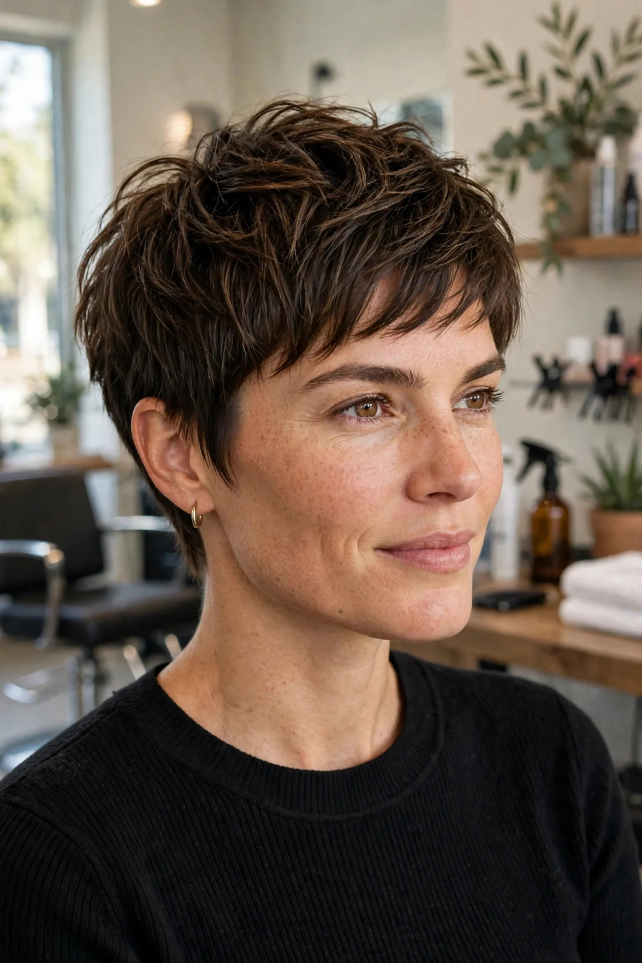 Short Hairstyles for Square Face Female: Soften Jaw