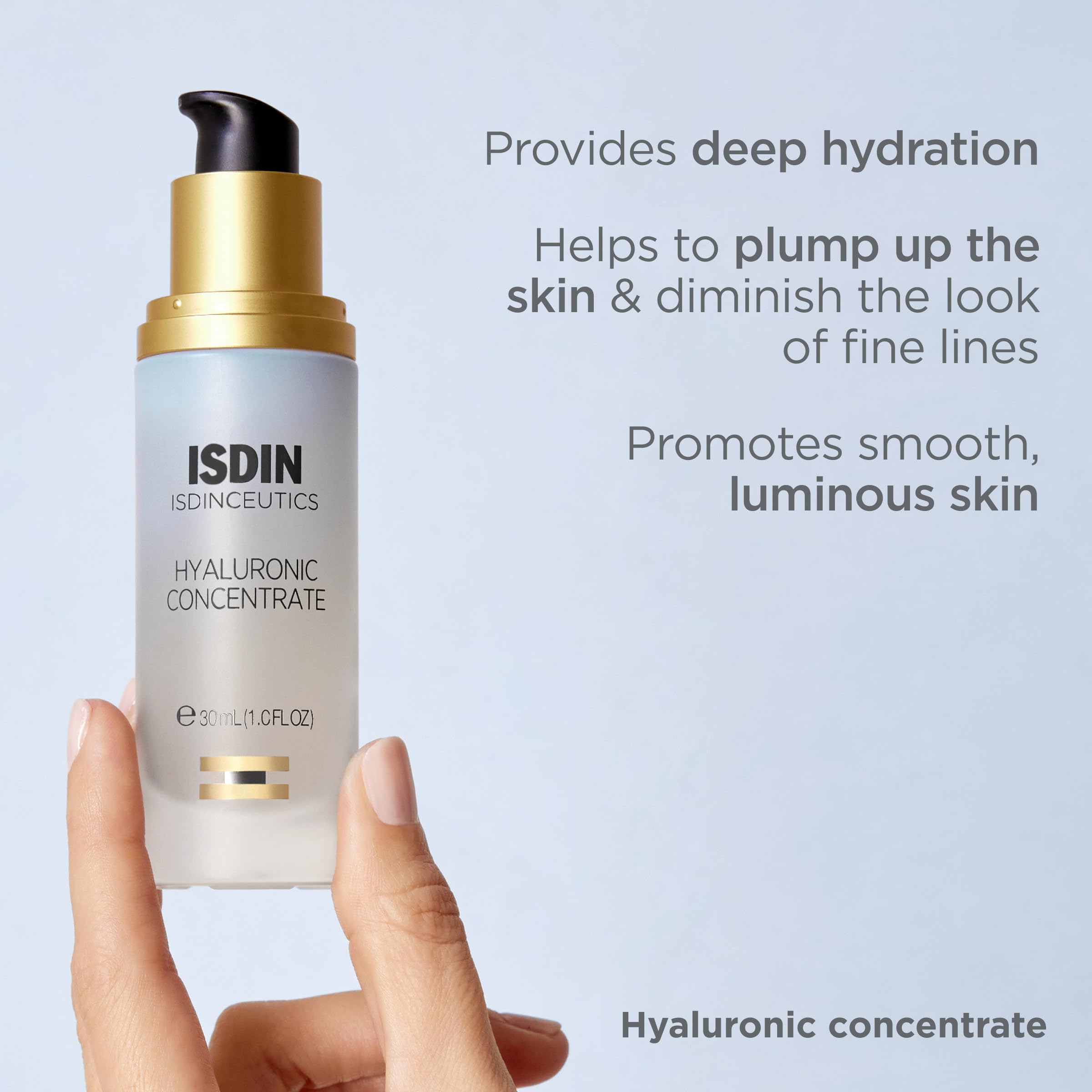 ISDIN ceutics Hyaluronic Concentrate Hydrating Face Serum, 1 fl oz Gallery Photo 4