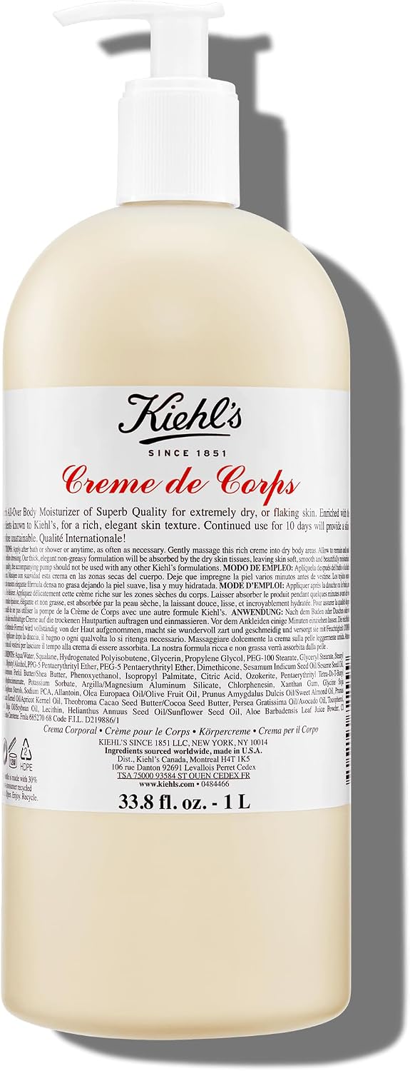 Kiehl's Creme de Corps Body Lotion, with Cocoa Butter, Fast Hydration Gallery Photo 1