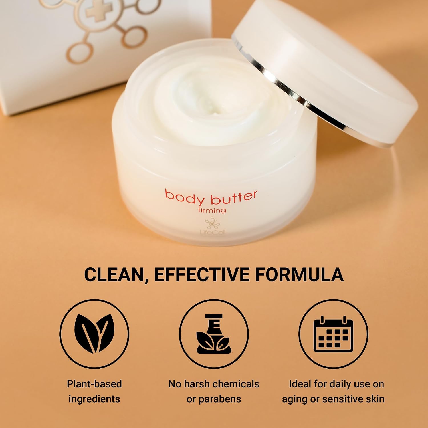 LifeCell AntiCellulite Firming Body Butter with Caffeine, Skin Tightening Gallery Photo 5