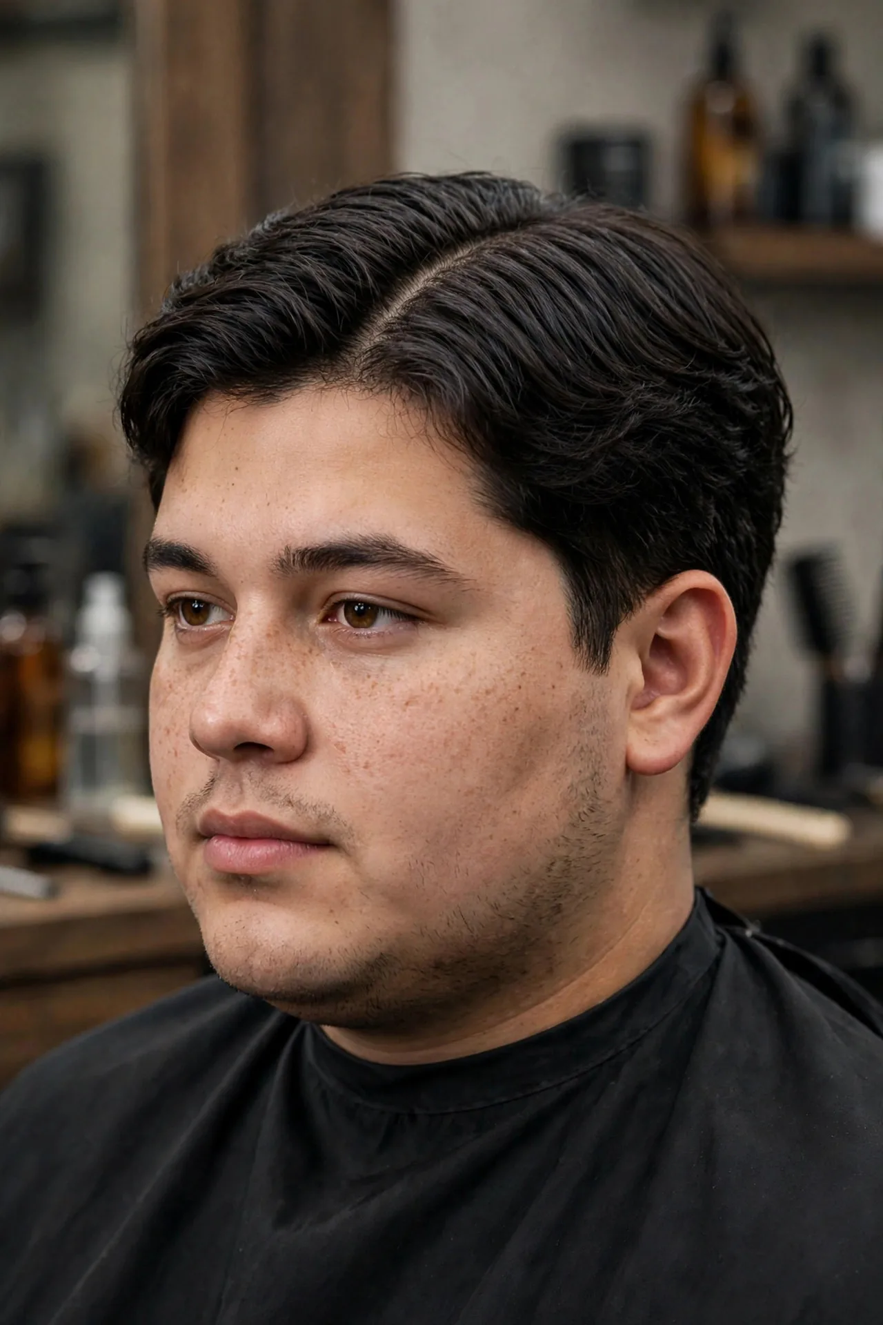 Middle Part vs Side Part for Round Face Male: Which Wins?