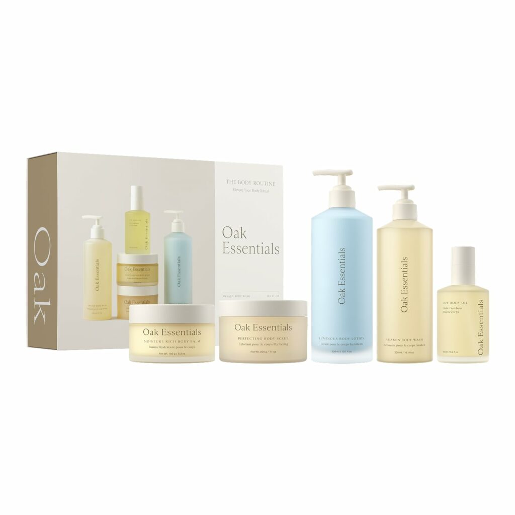 Oak Essentials The Body Routine Review: 5Piece Body Care Set
