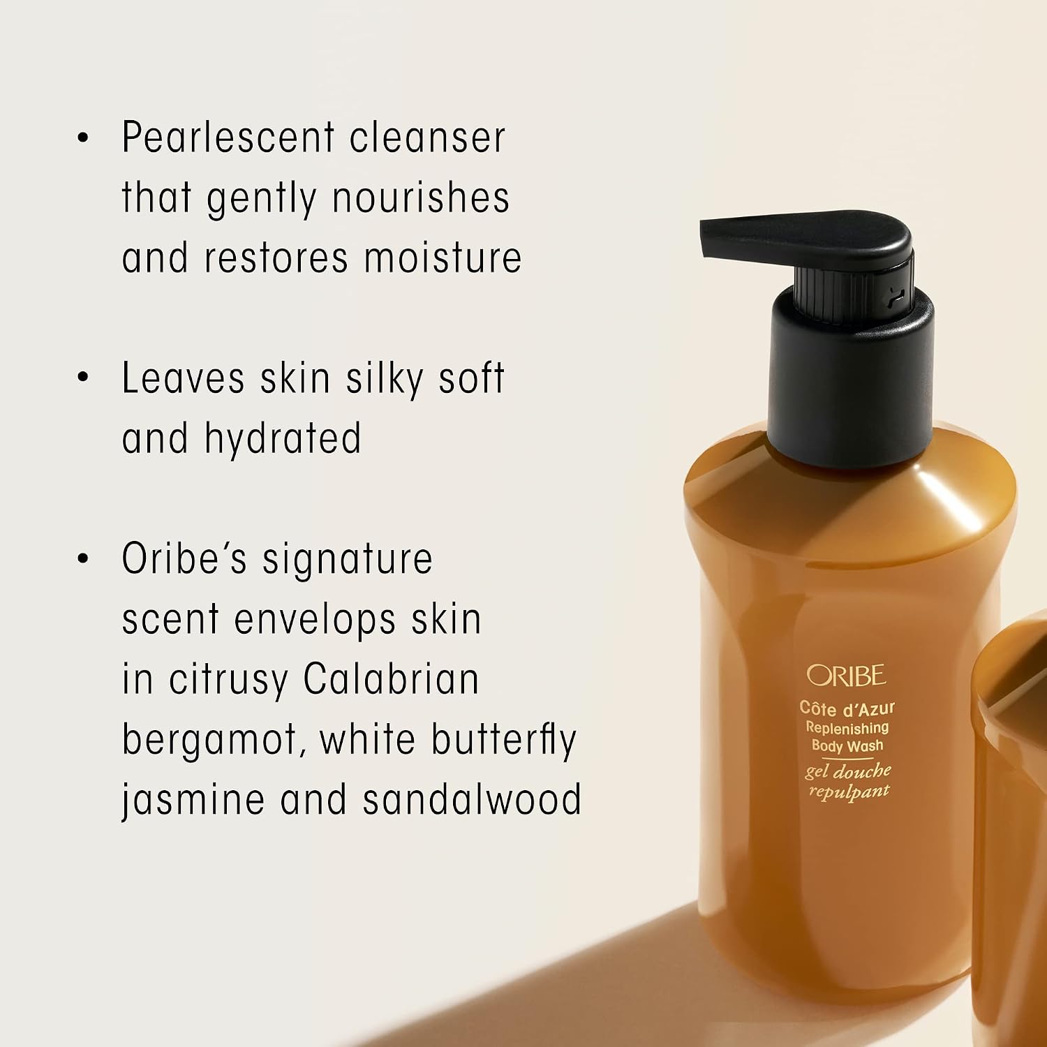 ORIBE Cote d'Azur Body Wash Liter Refill Cleanses & Hydrates 33.8oz Gallery Photo 3