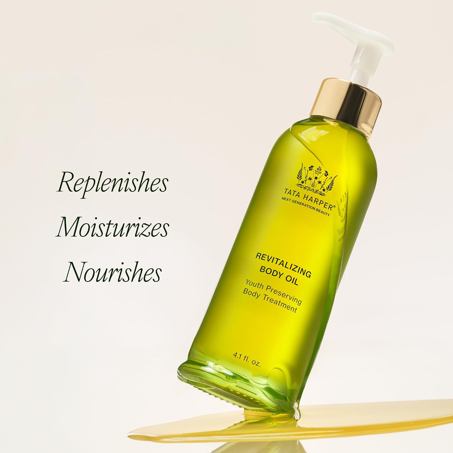 Tata Harper Revitalizing Body Oil, Moisturizing & Nourishing Body Oil, Natural Skincare, Natural Body Care, 315 ml Gallery Photo 4