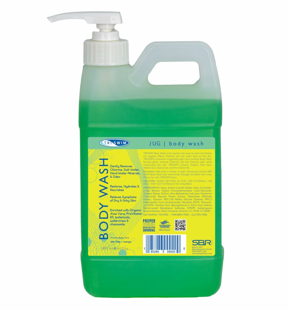 TRISWIM Chlorine Removal Body Wash Review: Jug 64oz with Pump