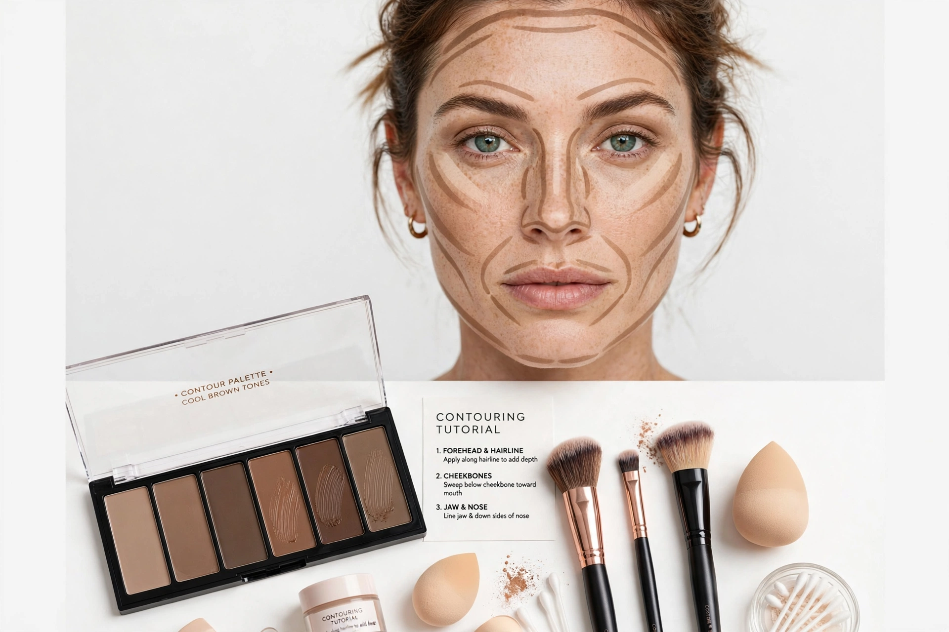 Makeup contouring tutorial for beginners